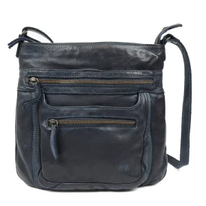 Beardesign Dames schoudertas CL40496 Blauw
