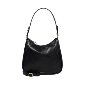 Vintage Veda Hobo Round Zwart
